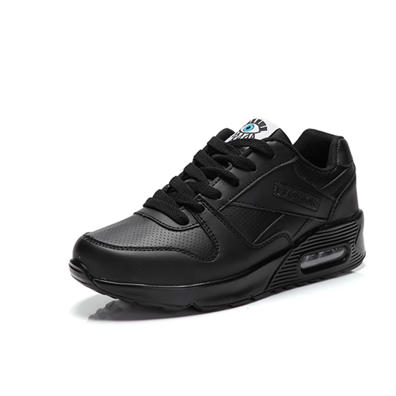 black shoes woman Женская обувь на плоской подошве из дышащего сетчатого материала; Цвет черный, розовый; Wimen; Легкие женские кроссовки для тенниса; демпфирующие женские кроссовки; scarpe donna Basket - Цвет: black shoes woman