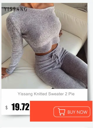 Yissang Summer Knitted Two Piece Set Women O Neck Short Sleeve Crop Top And Pants Set Sexy 2 Piece Set Lounge Wear Streetwear
