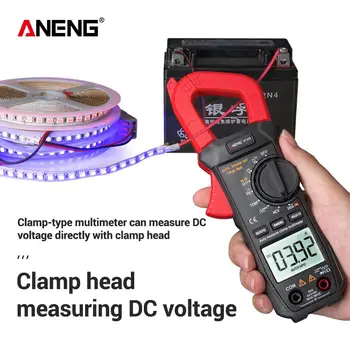 

ANENG ST209 Digital Clamp Meter Multimeter 6000counts True RMS Mini Amp DC/AC Clamp Meters voltmeter 400v Automatic Range