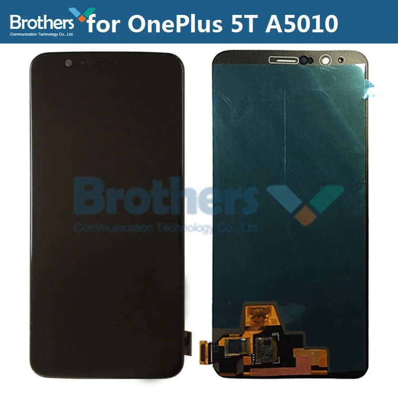 TFT no Frame Экран для OnePlus 5T ЖК-экран ЖК-дисплей для OnePlus5T A5010 ЖК-сборка сенсорный экран дигитайзер часть телефона Замена Тест - Цвет: TFT no Frame