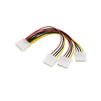 

High Quality 22cm 4Pin IDE Power Cables HY1578 4 Pin 3 Power IDE to Molex Male Splitter port Molex Adapter Supply Female Ca I1N1