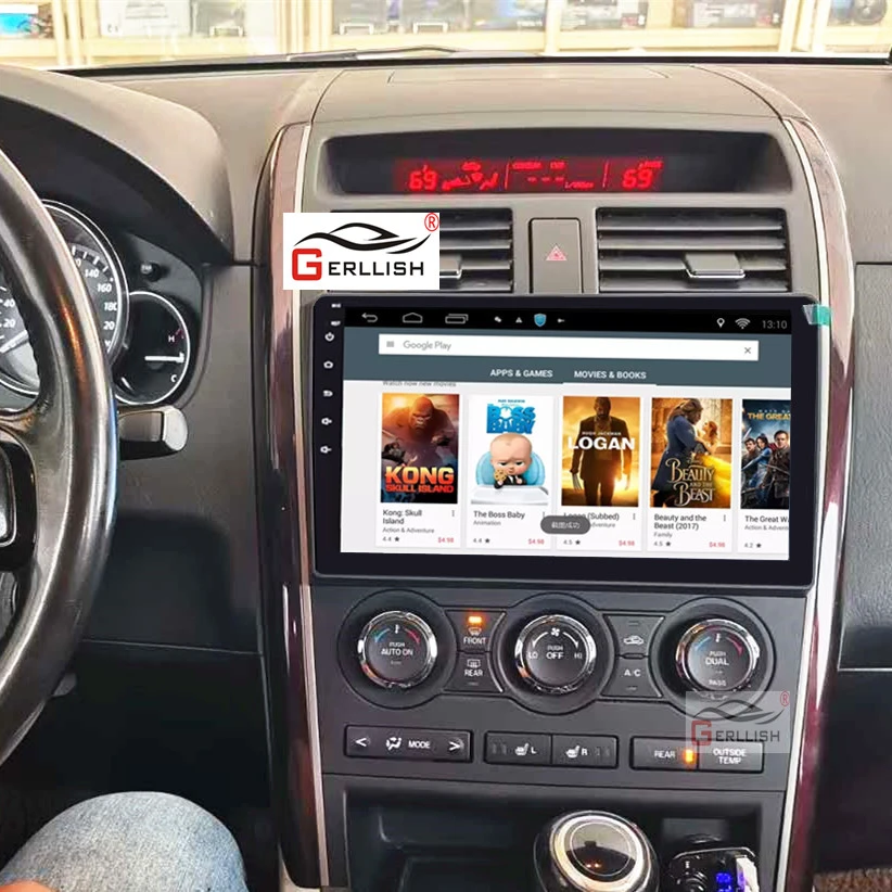 Gerllish Android Car Dvd Player Screen For Mazda Cx9 Cx9 20072015