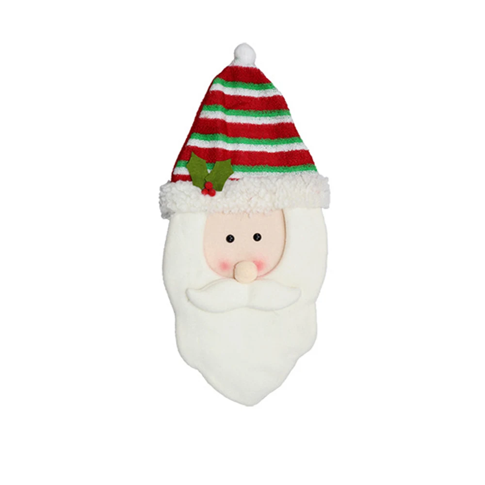 Нетканые верхушки для рождественской елки, топпер для снеговика, украшение для рождественской елки, украшение для празднования, фестиваля, сделай сам, подарок, прекрасный - Цвет: Santa Claus-Large