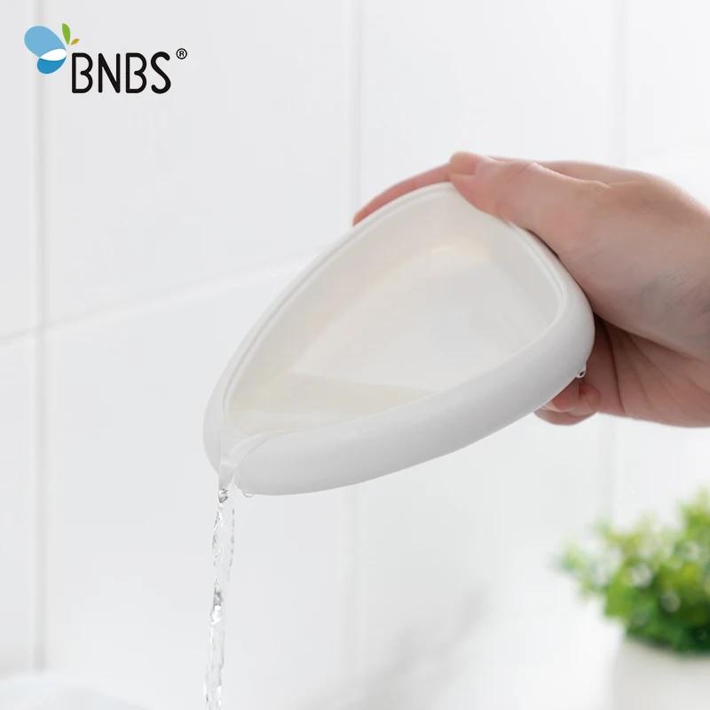 BNBS мыльница для ванной комнаты контейнер-держатель для мыла Коробка Чехол для ванной комнаты пластиковые аксессуары подставка для мыльницы дорожный сливной лоток