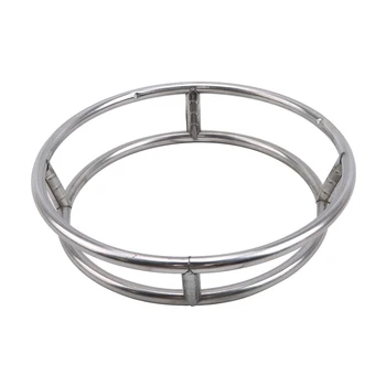 

Round Type Pot Rack Stainless Steel Wok Rack Pot Ring Soup Pot Holder Shelf High Quality Kitchen Supplies Diameter 28cm/30cm