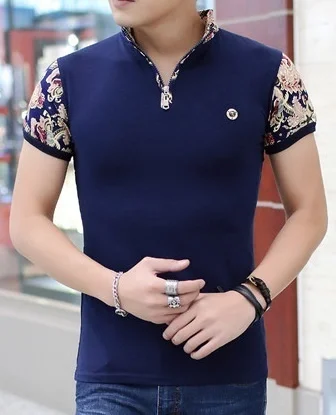 ZOGAA, Camisa masculina, Мужская рубашка поло, s, хлопок, короткий рукав, поло, мужские, цвет, одинаковый, с рисунком, со стоячим воротником, топы, мужские блузы, топы