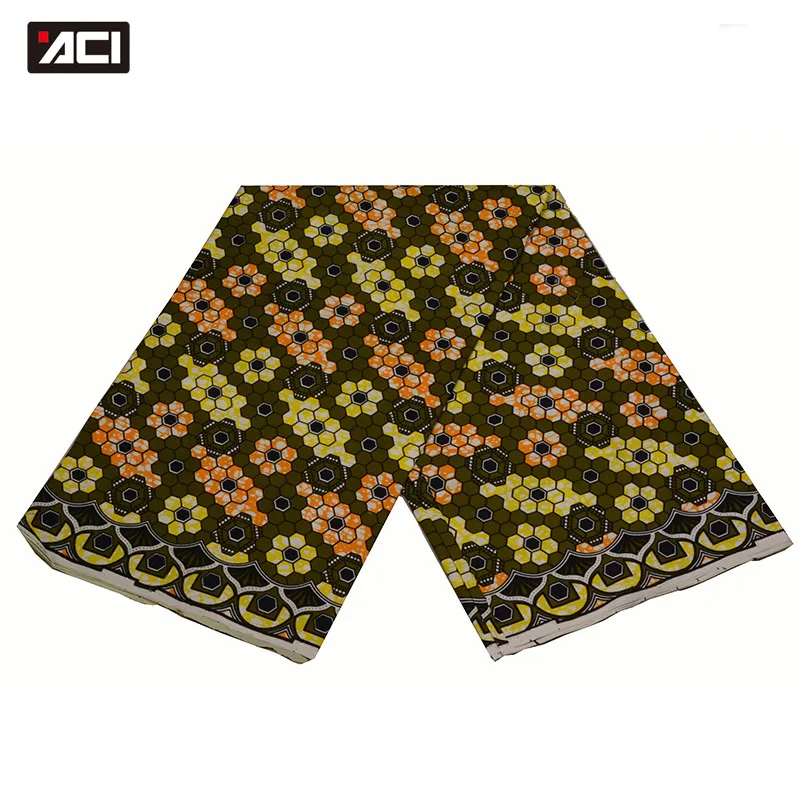 

ACI Fashion Veritable Wax African Fabric 6 Yards Newest African Wax Ankara Fabric Tissu Africain Guaranteed Real Dutch Wax 2020