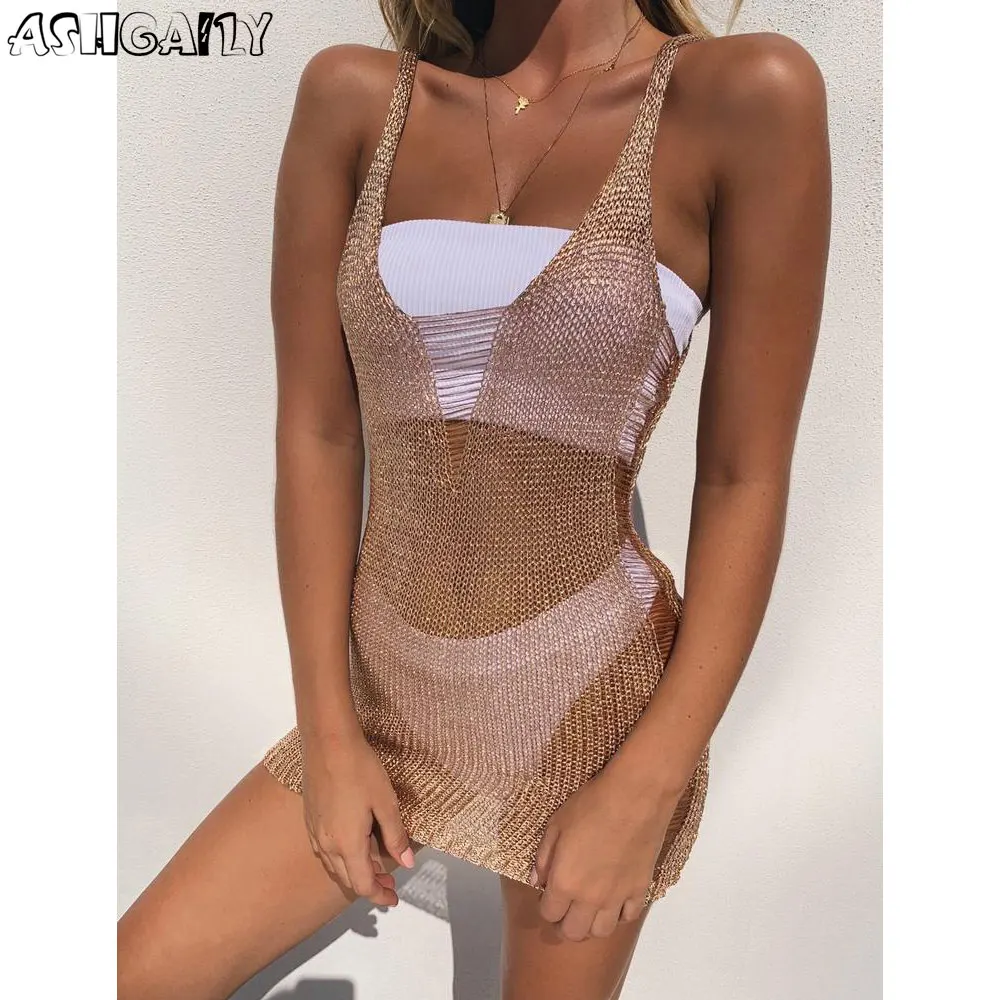 mesh dress for beach