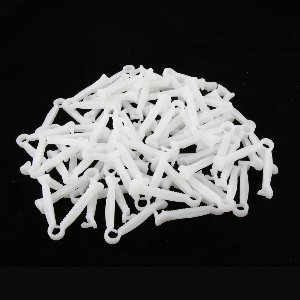 Umbilical Cord Clamp 50pcs/Lot Disposable Plastic Umbilical Cord Clip For Cattle Pig Livestock And Poultry Supplies
