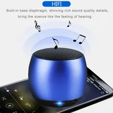 Сферическая Ультра портативная TWS Bass Bluetooth Hifi спикер металлическая наружная беспроводная резонирующая коробка с микрофоном