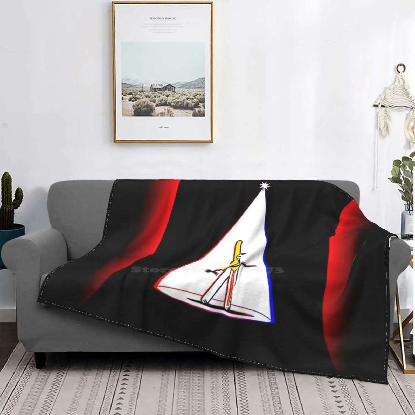 La Notte Freddy È Andato All'Opera Per La Casa Divano Letto Campeggio Auto Aereo Viaggio Coperta Portatile Cantante Frontman Musica Pop Band