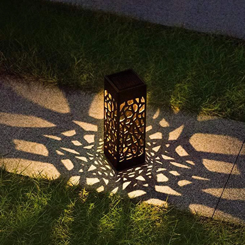 Солнечный СВЕТОДИОДНЫЙ светильник для украшения сада и улицы, наружный каминный датчик для бомбы, солнечный непроницаемый фарол