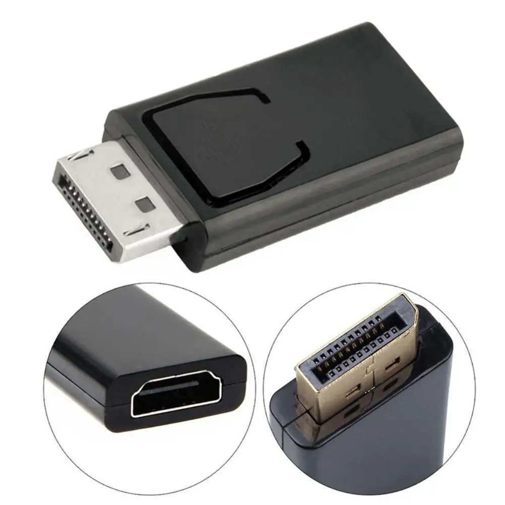 DP к HDMI конвертер 30 Гц видео аудио разъем Дисплей порт к HDMI адаптер Женский к Мужской Для HDTV PC DP Мужской к HDMI адаптер