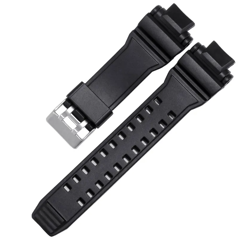 Водонепроницаемый силиконовый резиновый ремешок для часов черный браслет