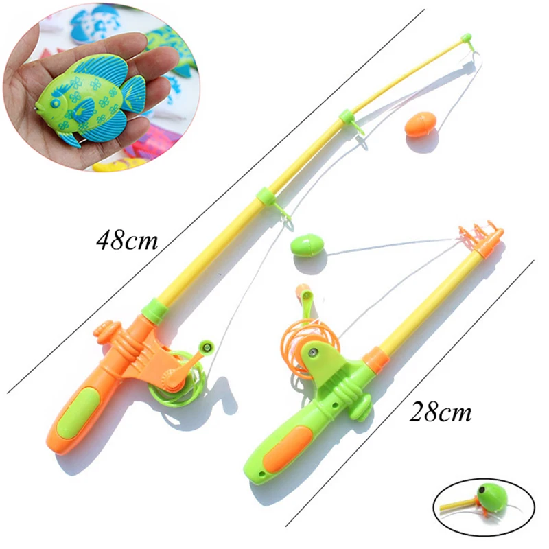 Children's Magnetic Fishing Game Fish Toy Magnetic Game Children Fishing Toy Exercise Body Coordination Suit Gift To Children 3