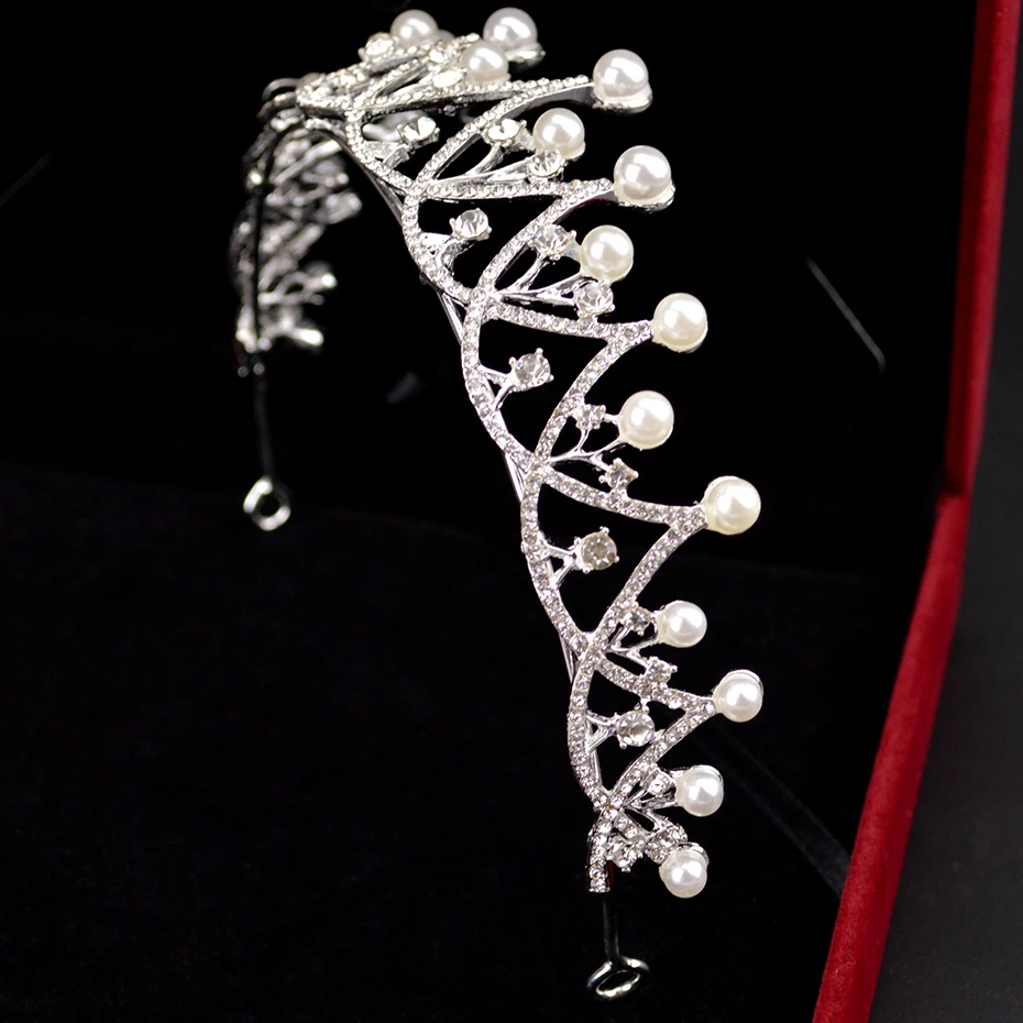 

Princess Crystal Tiaras and Crowns Headband Kids Girls Prom Show Crown Bridal Wedding Party Accessories Hair Jewelry ornaments
