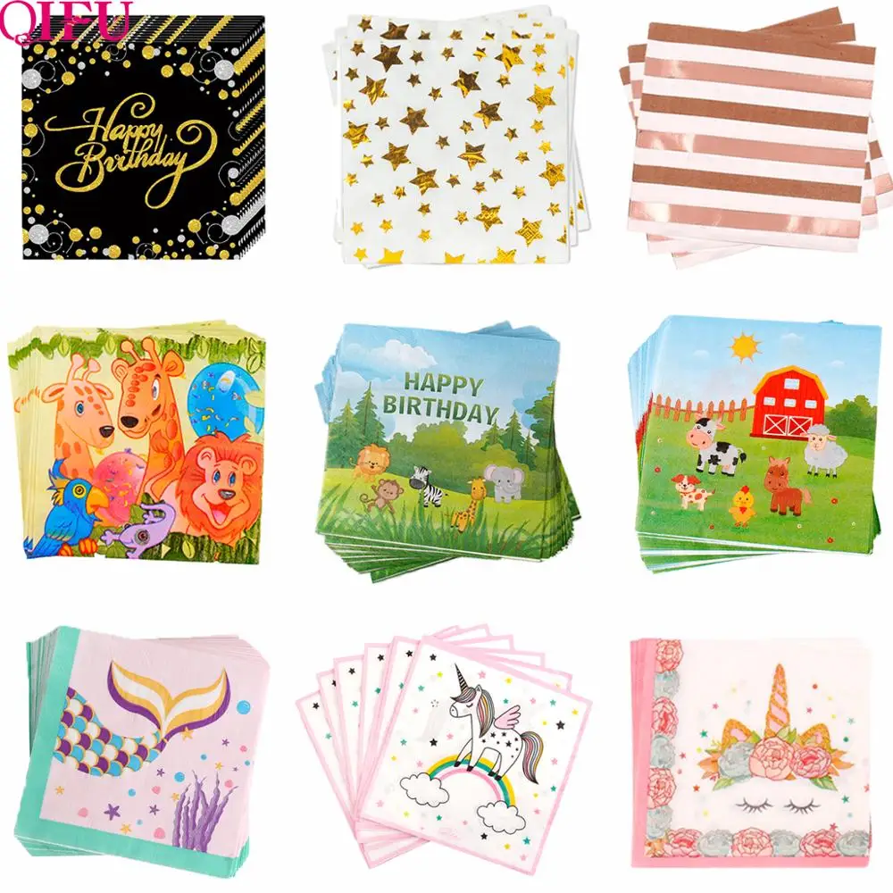 

Frozen Birthday Party Supplies Kids Party Drinking Paper Straws Napkins Striped Straws Disposable Tableware Decoupage Napkins
