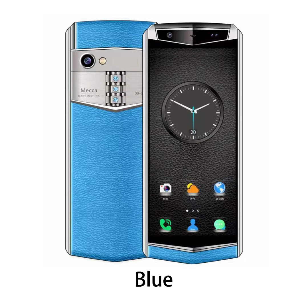 Anica M17S Карманный Android 4G-LTE смартфон 3,5 дюймов маленький кожаный мобильный телефон Google Play Store разблокированные сотовые телефоны