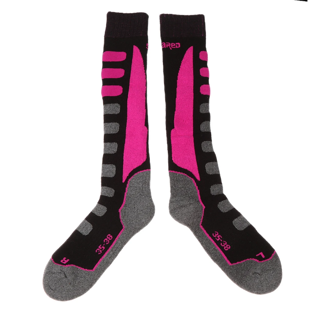 UNISEX Kids Adult Padded Winter Sports Thermal Performance Ski Snowboard Socks Sports Socks