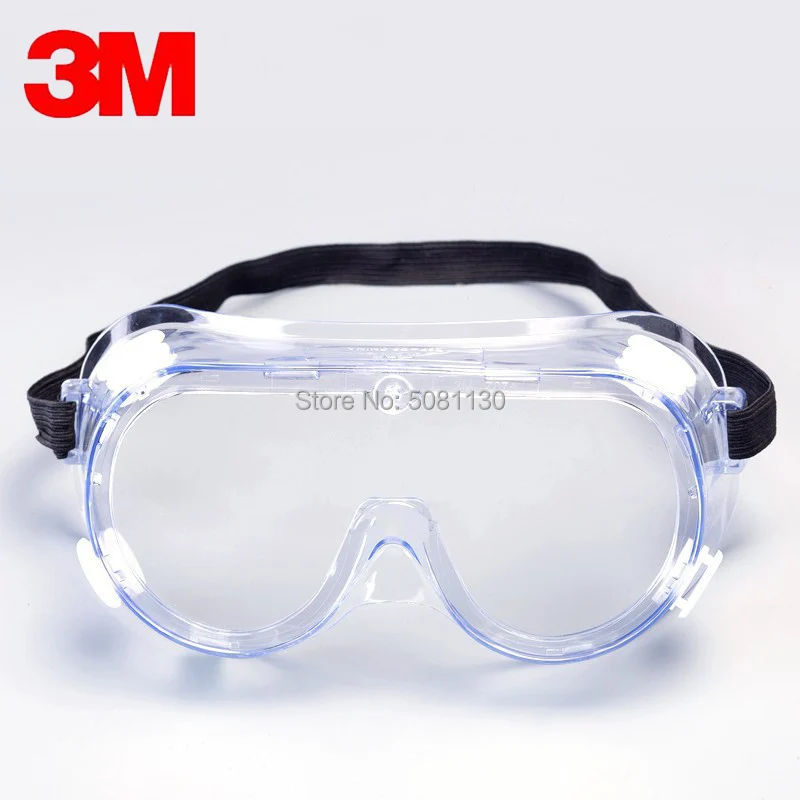 3M 1621 химические брызги прозрачные очки защитные противотуманные линзы для глаз лабораторные краски спрей очки используются с пылезащитными масками