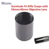 MIZUGIWA Sunshade Tube Shade for Rifle scope with 40mm or 50mm Objective Lens Sun Shade Pistol Airsoft Caza 1