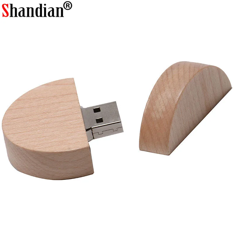 SHANDIAN деревянная флеш карта 4 ГБ 8 16 32 64 1 шт.|USB флэш-накопители| |
