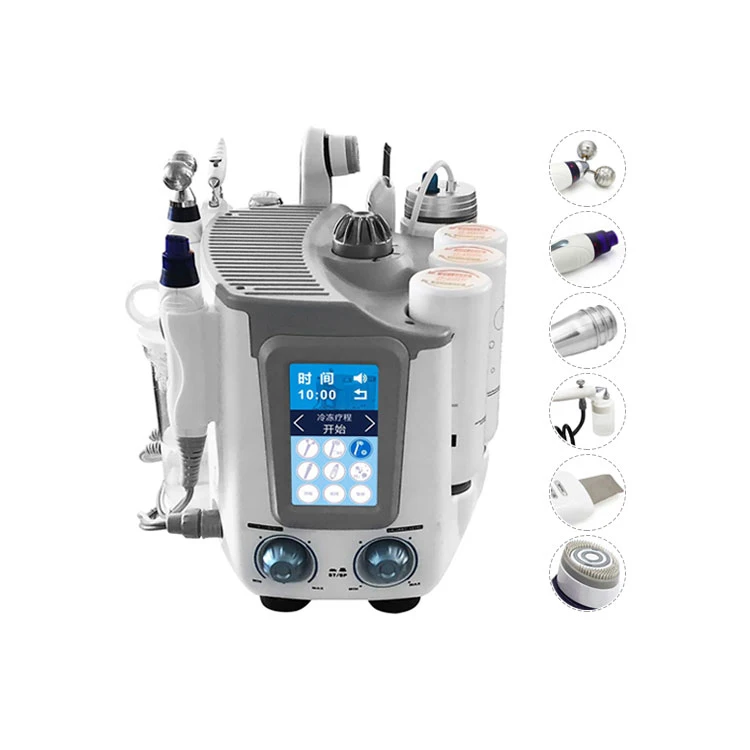 

Beat selling 7 in 1 oxygen bubble humidifier beauty machine cryo facial rejuvenation face massage tool machine
