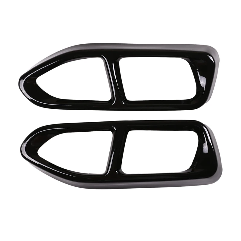 

2Pcs Exhaust Cover Trim For Bmw 7 Series G11 G12 730 740 750Li 16-18 M Sport Version Model Stainless Steel Car Accessory