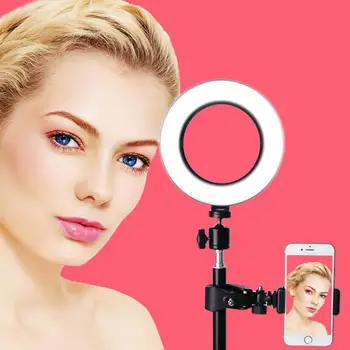 

NEW Beauty LED Fill Light Ring Lamp Dimmable Studio Camera USB 72 LED 3 Modes 5500K Natural Light For Yutube Live Video Makeup