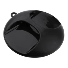 

Large Professional Hairdressing Handheld Salon Round Mirror, 10'' Diameter Black