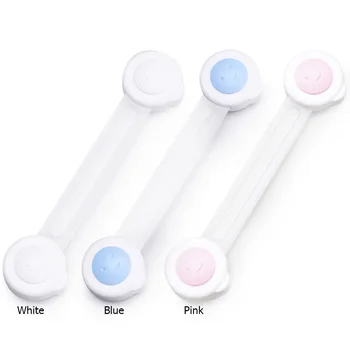 

50pcs/Lot Baby Door Cabinet Drawer Safety Locks Infant Cupboard Security Locking Professional Protector Kids Home Plastic Straps