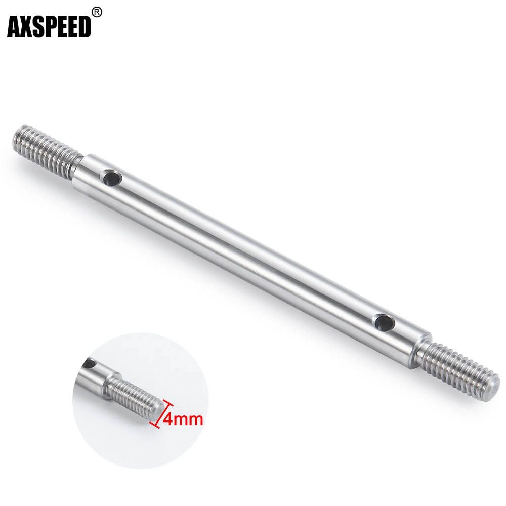 

Металлическое резьбовое рулевое соединение AXSPEED M4, тяговый стержень 4 мм, соединительный стержень для радиоуправляемой модели гусеничного автомобиля/самолета/лодки, обновленные детали