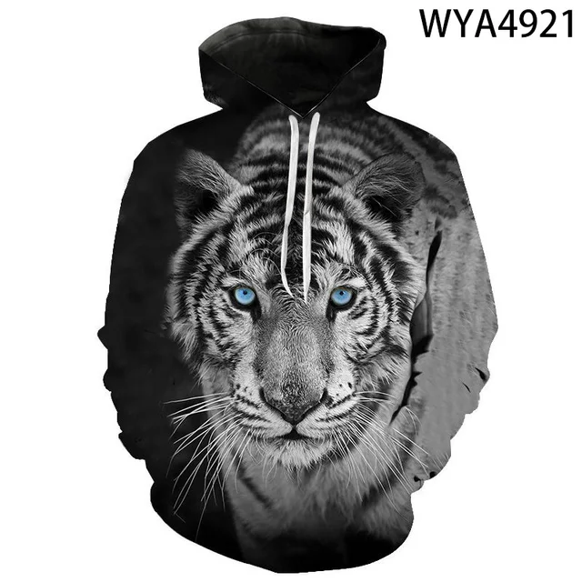 white tiger hoodies