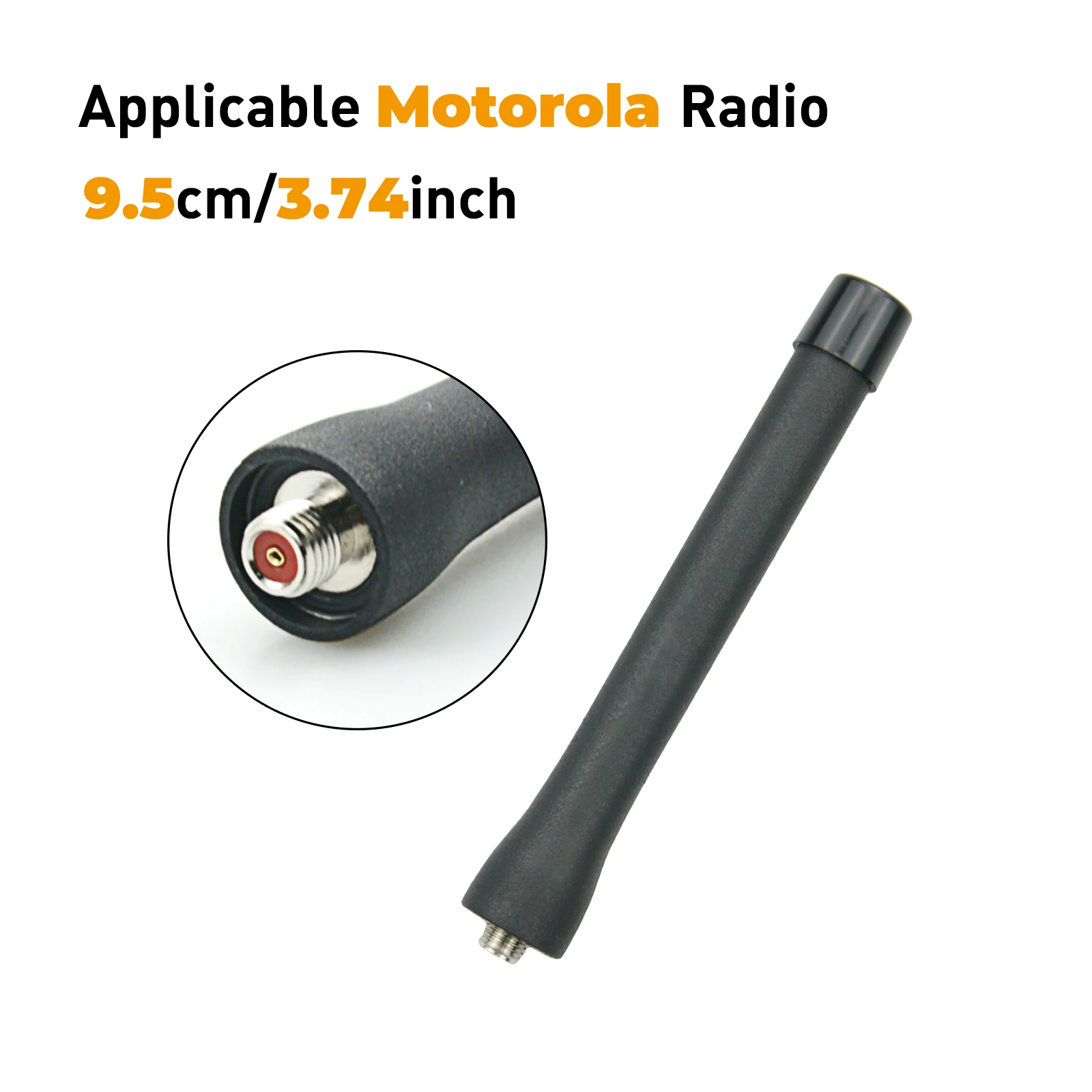 

NAE6546 400-520MHz 3.7inch UHF Antenna for Motorola XTS1500 XTS2500 XTS3000 XTS3500 XTS5000 HT1000 JT1000 MTX838 Two Way Radio