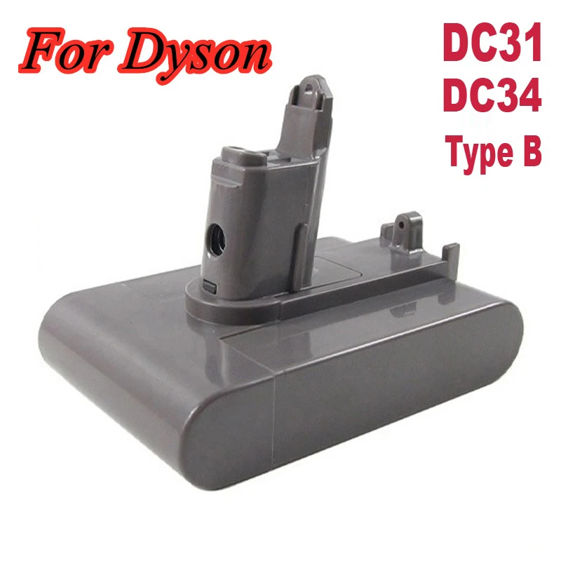 Аккумулятор для пылесоса Dyson DC31 DC34 тип B 2200 мАч-3500 мАч литий-ионная сменная батарея