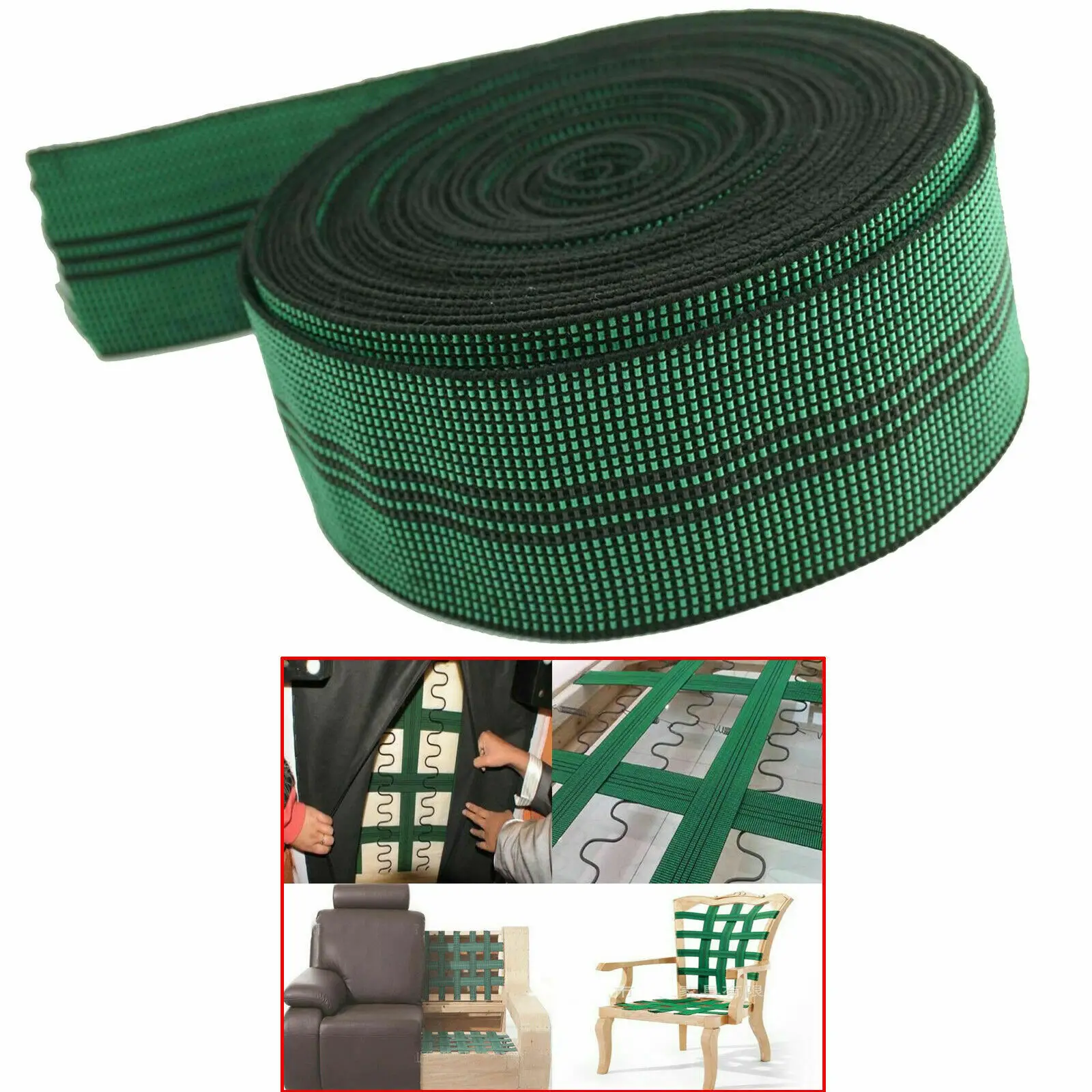 W:2 L:1 Meter Elasticated Sofa Chair Upholstery Back Strap Belt Elastic  webbing - AliExpress