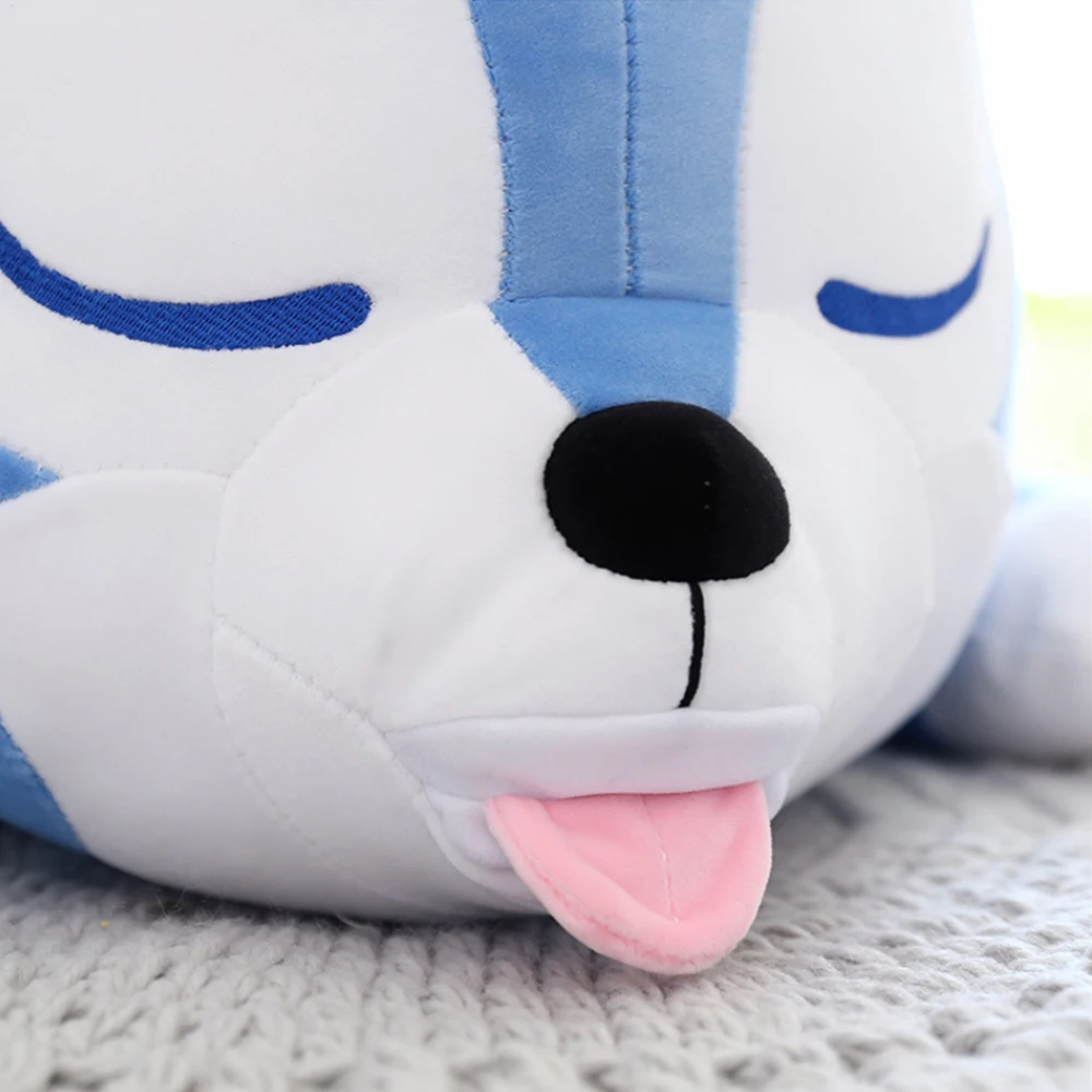 New Soft Animal Cartoon Pillow Cushion Wolf Plush Toy Stuffed 35 55 75cm Pillow Cushion Plush 1