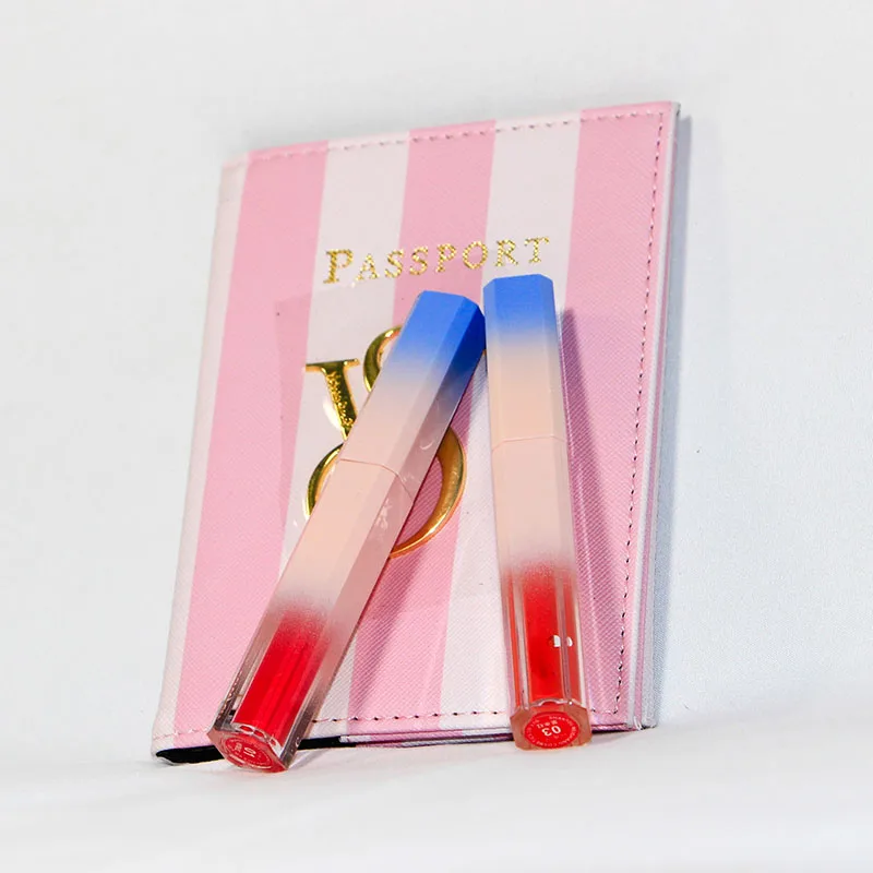 pink stripes Чехол для паспорта и путешествий, водонепроницаемый чехол для паспорта с зажимом, чехол для кредитных карт, высокое качество, Обложка для паспорта - Цвет: pink stripes