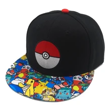 Anime pokemoning boné de beisebol pikachuing chapéu robloxing ajustável cosplay hip hop boné meninas meninos entre figuras brinquedos chapéu presente