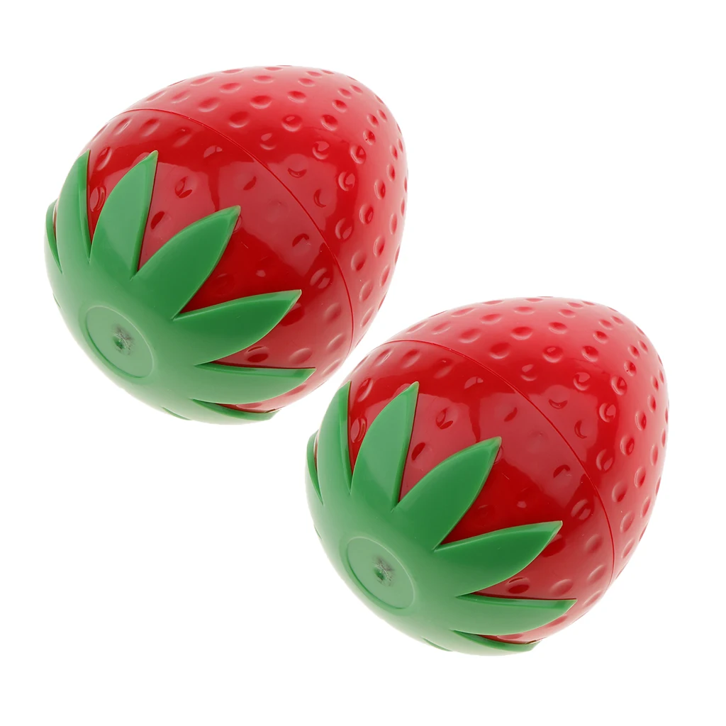4pcs Cute Cosmetics Container Apple & Strawberry Cosmetic Jar Pot Eyeshadow Face Cream Storage Container