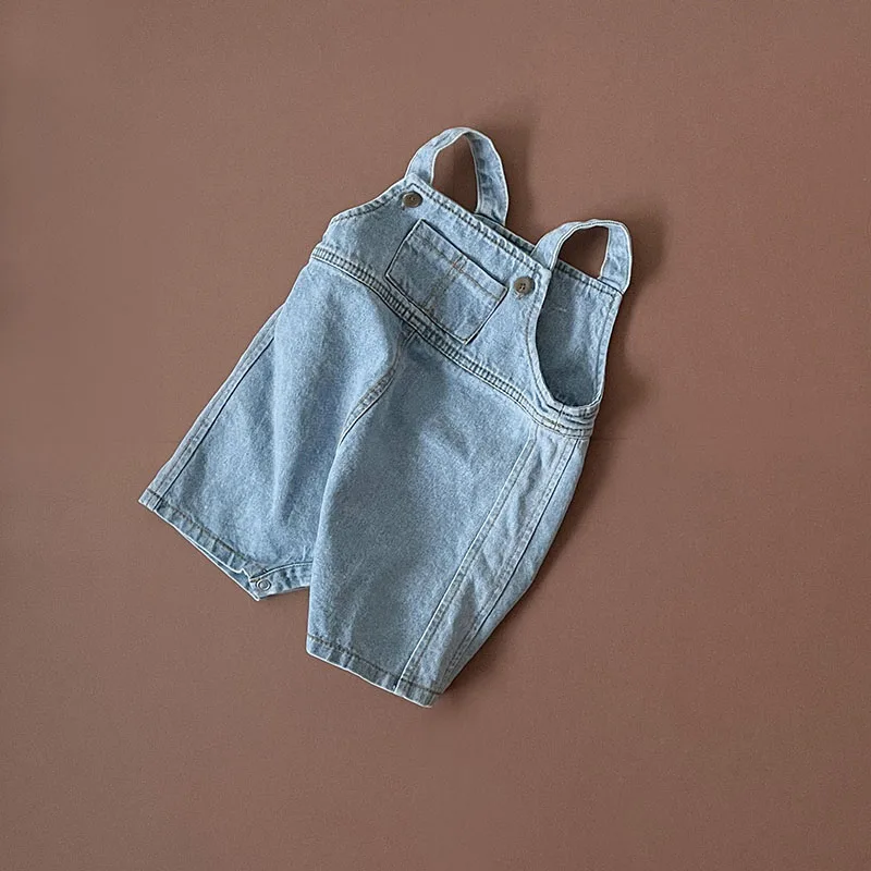 Denim Baby Girls Jumpsuits Toddler Overalls