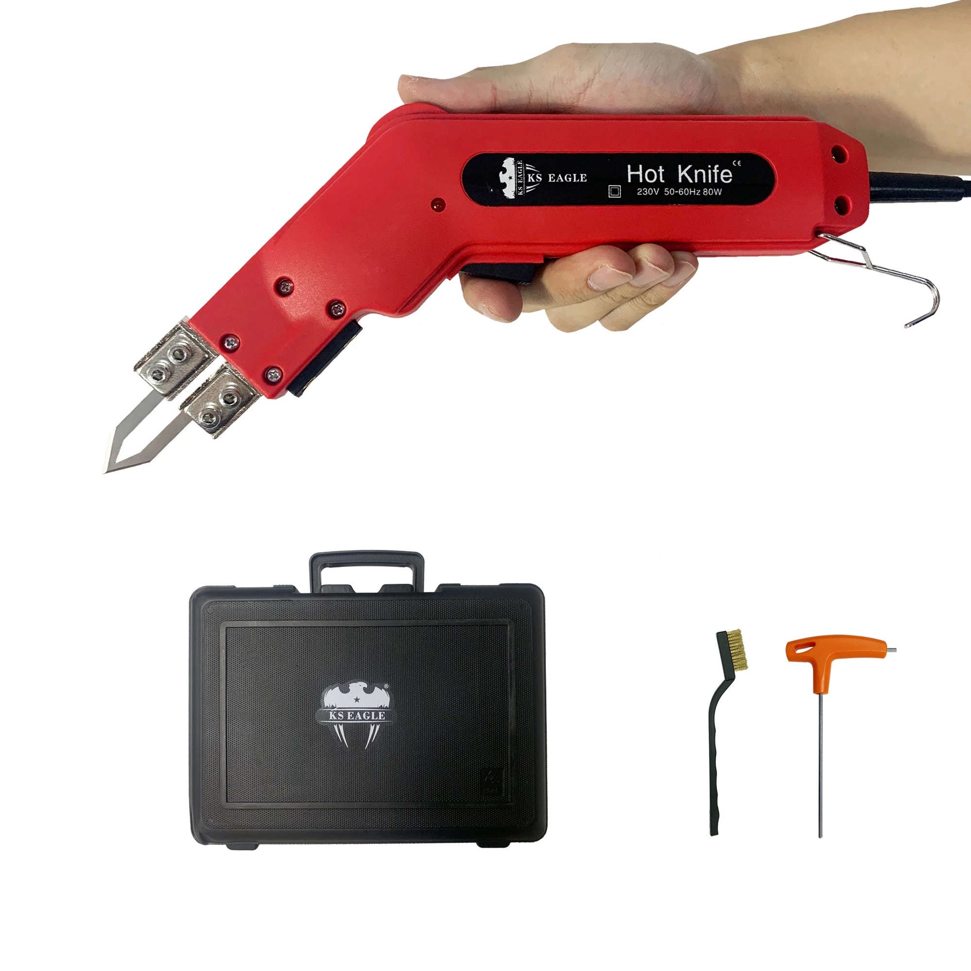 

KS EAGLE Professional Electric Hot Knife for Cutting & Carving Foam Making Stencils and Cutting Vinyl & Plastic