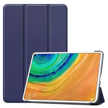 

Tablet Case For Huawei MatePad Pro 10.8 inch Case 2019 Tri-Fold Slim PU Leather Anti-Scratch Tablet Protector Cover Case