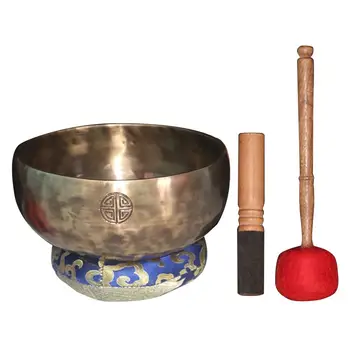 

Handmade Buddha Tibet Bowl Bowl Ritual Music Therapy Copper Chime Copper Tibetan Singing Bowl Musical Instrument
