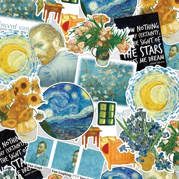 

16pcs Picasso painting vintage Stickers Crafts Scrapbooking stickers book Student label Decorative sticker DIY Stationery