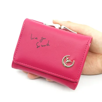 

Personality new fashion ladies tri-fold wallet women's wallet coin purse bill bit photo bit card bag clutch