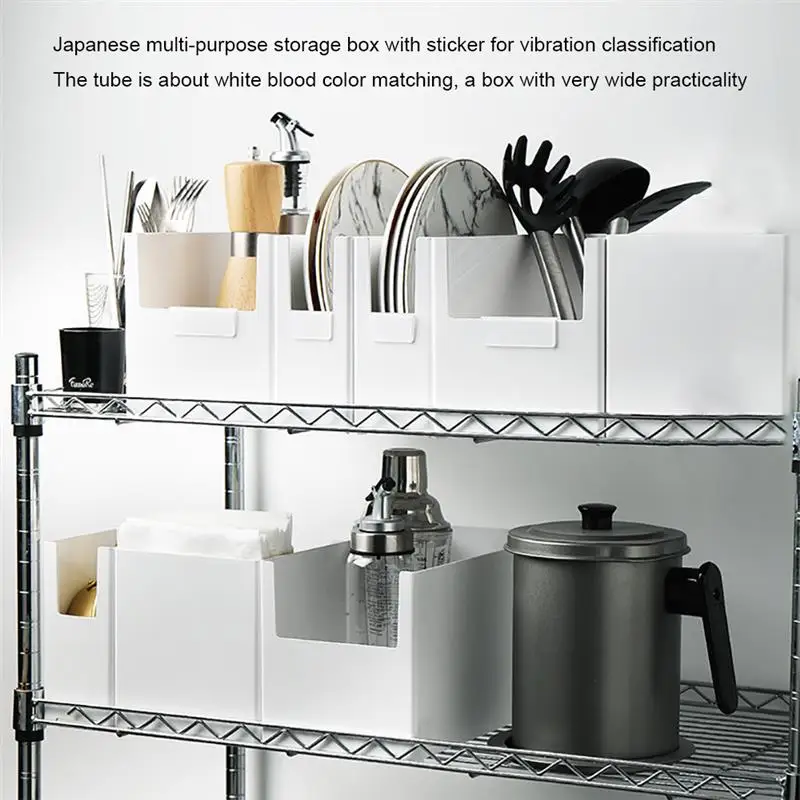 

Home Office Multipurpose Large Capacity Stackable Single Layer Drawer Type Desktop Storage Box Case Organizer DIY Sorting