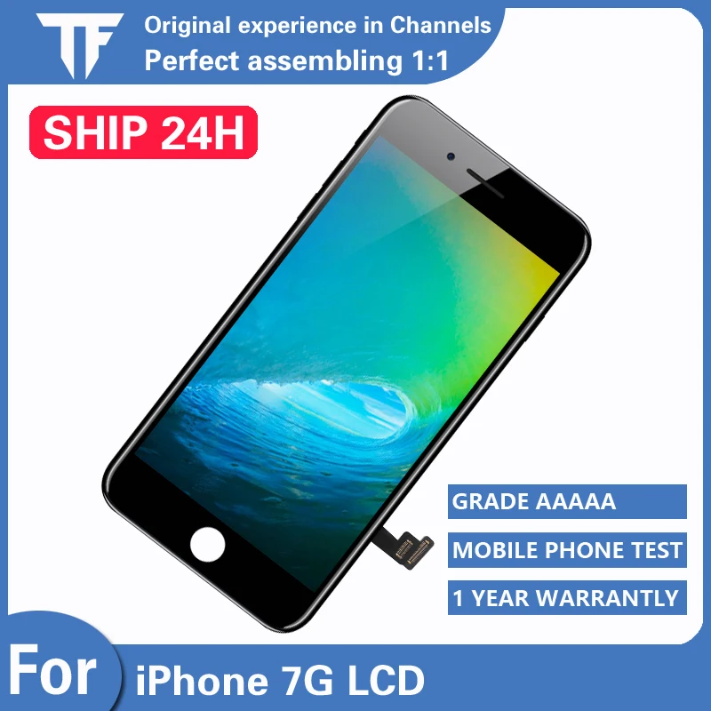 

Grado AAAA para for iPhone 7G LCD con perfecto 3D MONTAJE DE digitalizador DE Pantalla tбctil para iPhone 5 5G Pantalla +