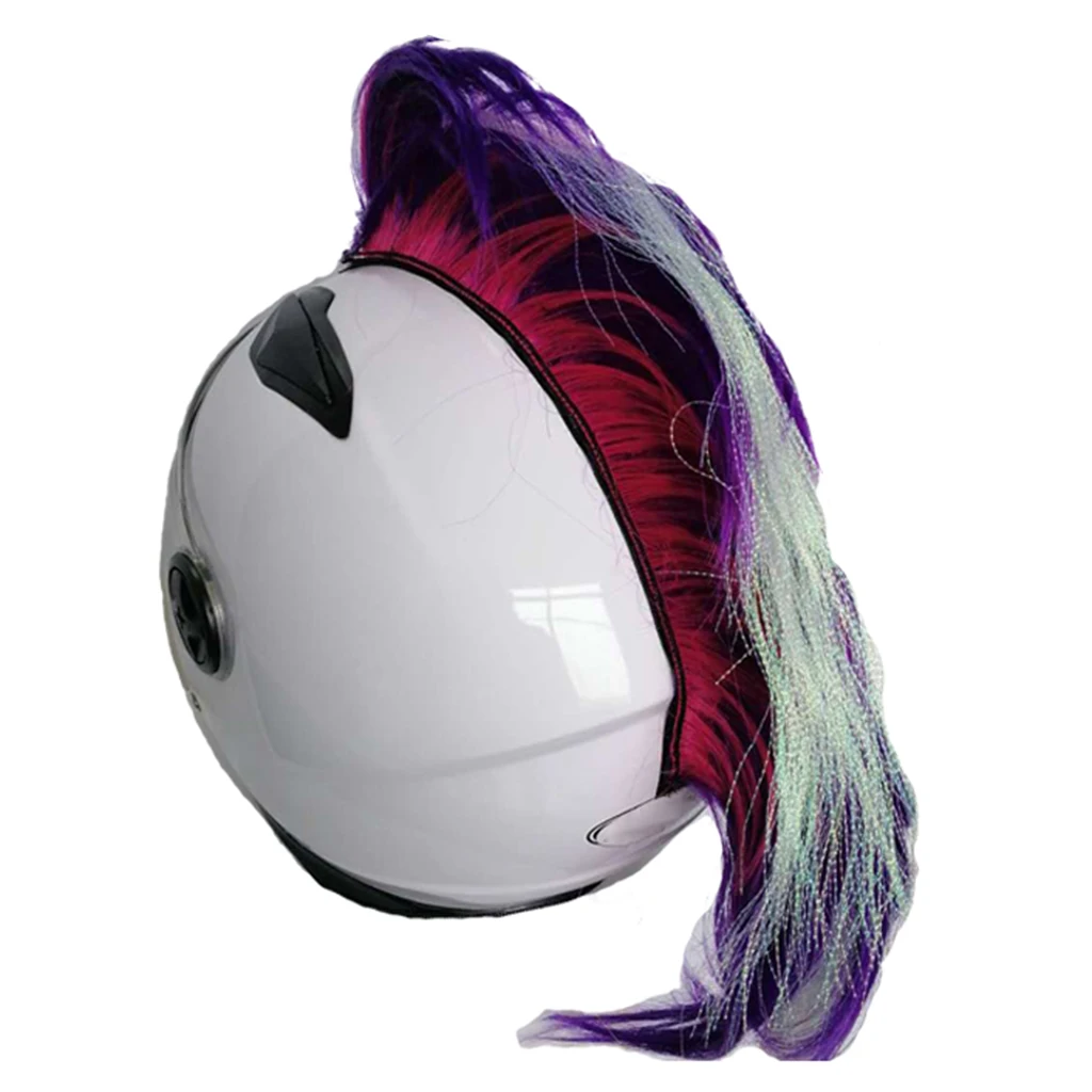 ATV Helmet Mohawk Motorcycle Helmet Accessories Mohawk Hair 