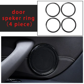 

For BMW new X2 F39 carbon fiber door speaker ring molding trim 4pcs